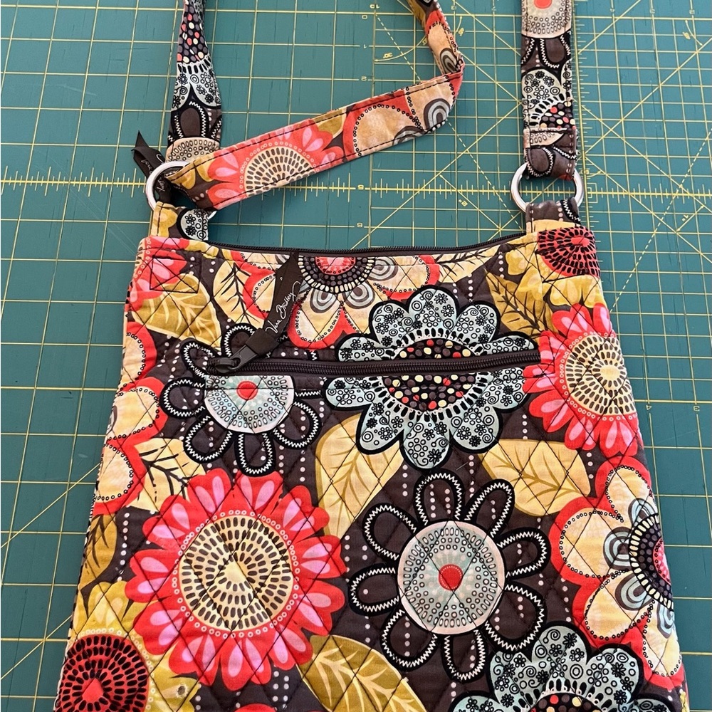 Vera Bradley Quilted Floral Hipster Crossbody Flower Shower